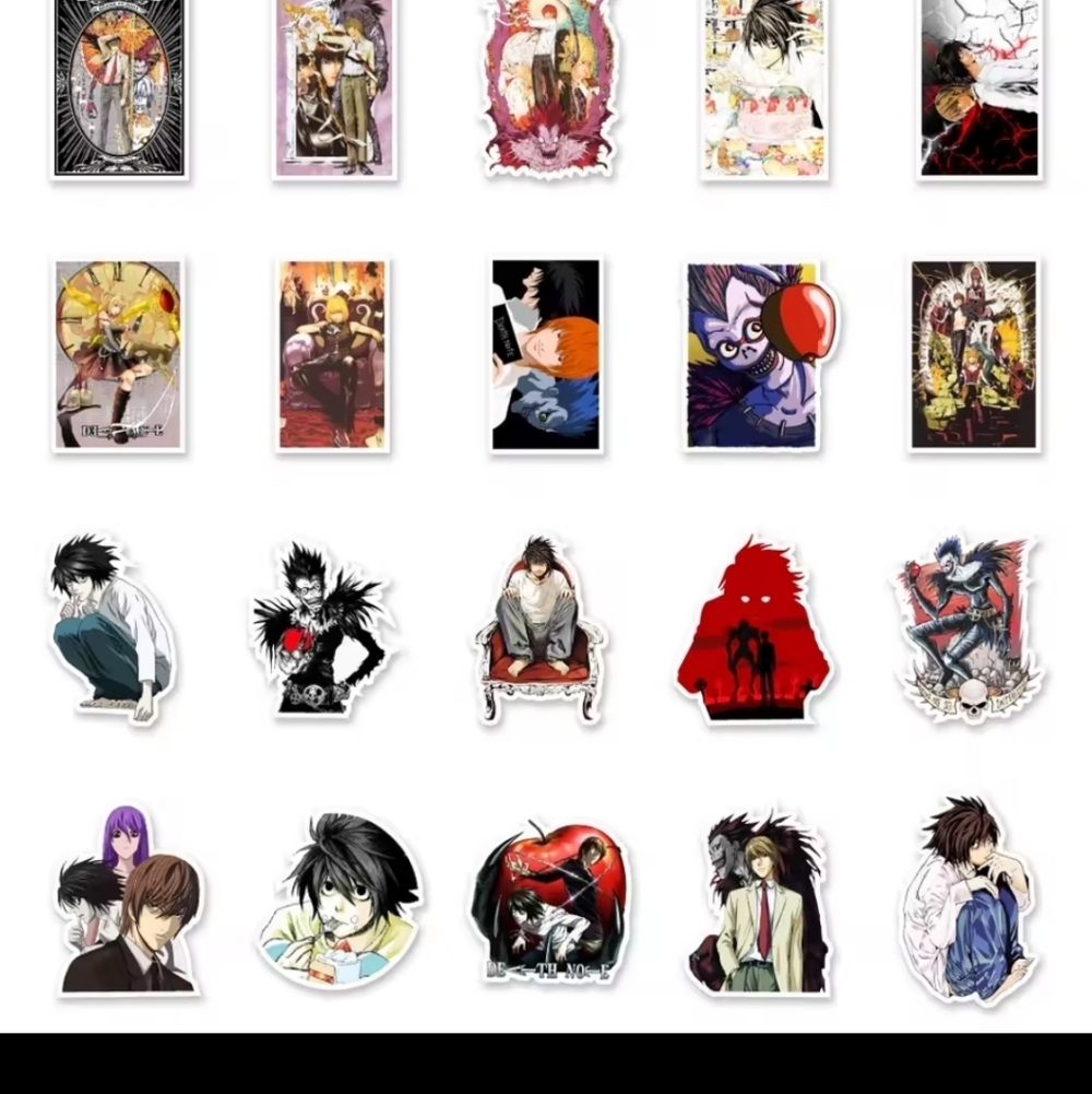 Death Note Anime Sticker Pack - Picture 4 of 6